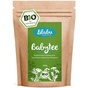Babytee Biotiva Lilabu 100g Bio, Bio-Bäuchleintee, ohne Zusätze