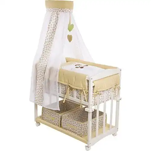 Die beste Babywiege roba Beistellbett, Stubenbett 4 in 1, Safari, Babybett 2026 Test Bestseller Babywiege roba Beistellbett, Stubenbett 4 in 1, Safari, Babybett