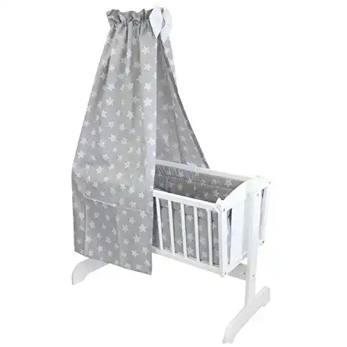 Babywiege TupTam Unisex Baby Wiegen-Bettwäsche-Set 6-TLG