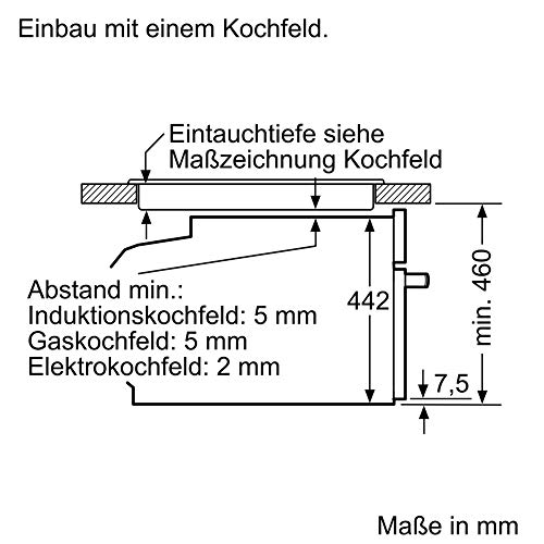 Backofen mit Mikrowelle Bosch Hausgeräte CMG633BB1 Serie 8