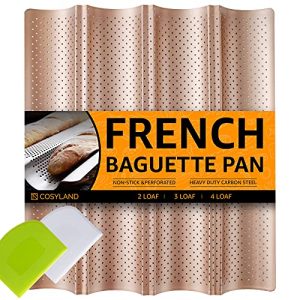 Baguette-Backblech COSYLAND Baguetteblech für 4 Baguettes