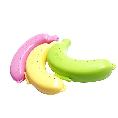 Die beste bananenbox jooks netter bananendose plastik kunststoff rosa Bestsleller kaufen