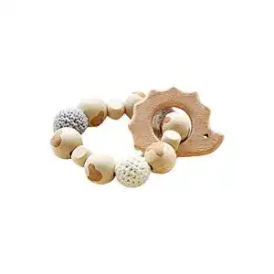 Beißring Mamimami Home Hölzerner Igel Teether, ungiftig