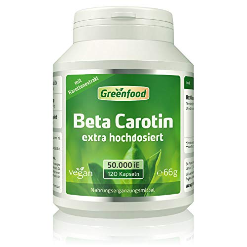 Die beste beta carotin greenfood beta carotin 50 000 i e 30 mg 120 kaps Bestsleller kaufen