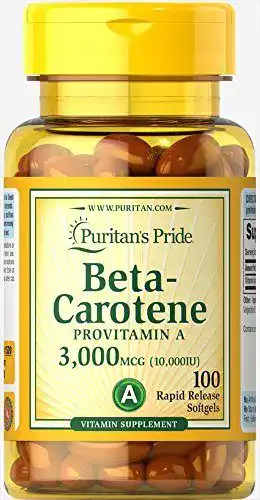 Beta-Carotin Puritans Pride Puritan’s Pride Beta Carotene, 100 soft