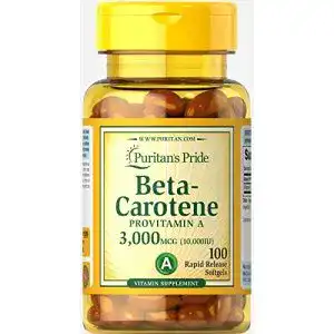 Beta-Carotin Puritans Pride Puritan’s Pride Beta Carotene, 100 soft