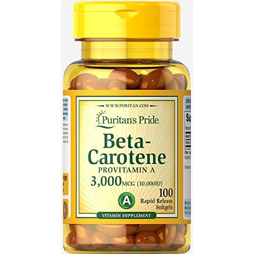 Beta-Carotin Puritans Pride Puritan’s Pride Beta Carotene, 100 soft