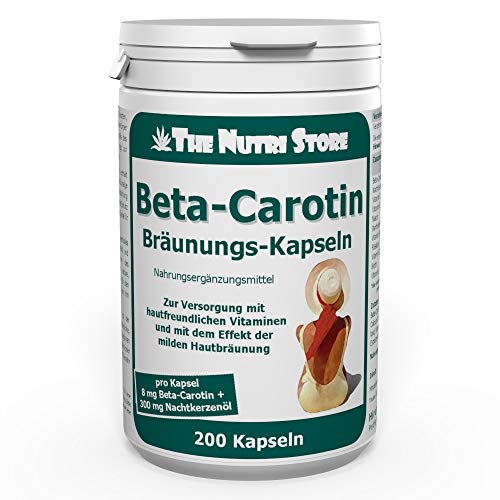 Die beste beta carotin the nutri store carotin braeunungskapseln 200 stk Bestsleller kaufen