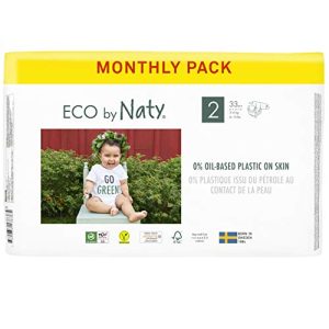 Biowindeln Eco by Naty, Größe 2, 132 Windeln, 3–6 kg