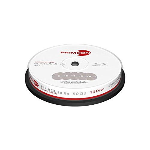 Die beste blu ray rohling primeon bd r dl 50gb 2 8x cakebox 10 disc Bestsleller kaufen