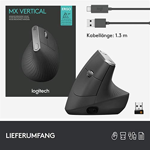 Bluetooth-Maus Logitech MX Master 2S, Kabellose Maus