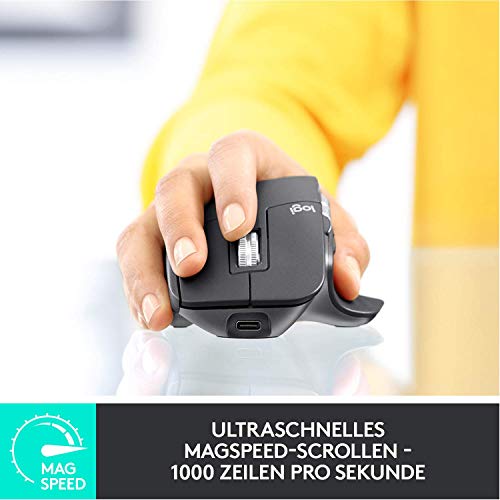 Bluetooth-Maus Logitech MX Master 3 Kabellose Maus