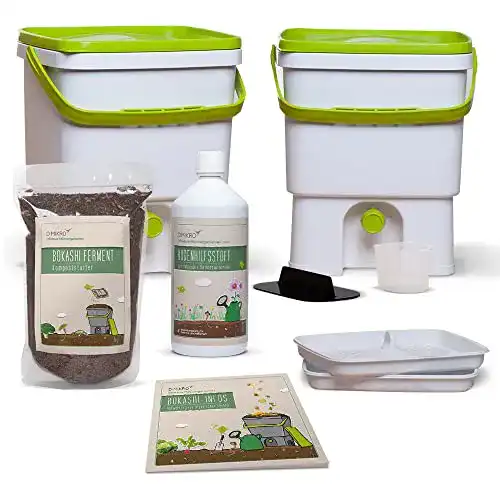Bokashi-Eimer DIMIKRO Bokashi Eimer Starterset inkl. 1L EM aktiv