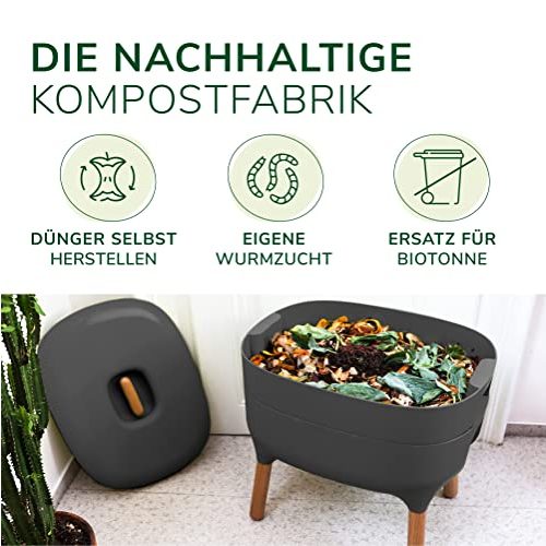 Bokashi-Eimer Natursache Design, KOMPLETT-Set