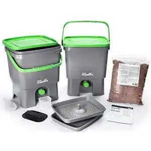 Bokashi-Eimer Skaza Bokashi Organico 2er Set mit Ferment