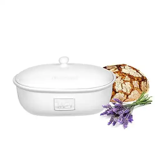 Brotkasten (Keramik) BigDean Brottopf 36,5 x 25,5 x 19 cm