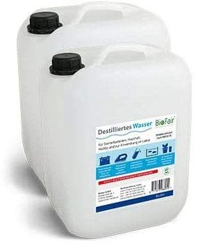 Bügelwasser BioFair Demineralisiertes Wasser ® 2 x 10 Liter