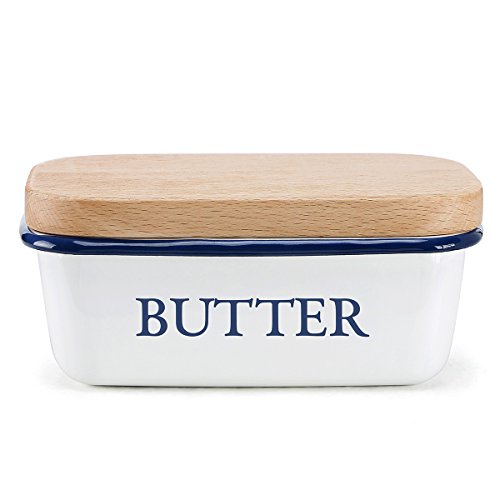 Die beste butterdose svebake multi funktion emaille butter boot mit deckel Bestsleller kaufen