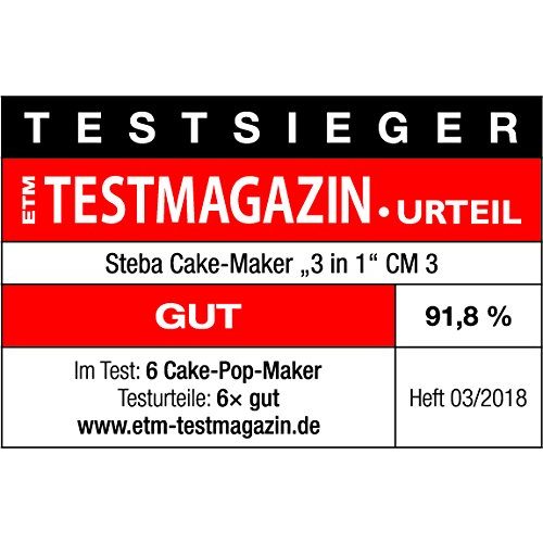 Cake-Pop-Maker Steba CM 3 Cake-Maker “3 in 1”, 800 Watt