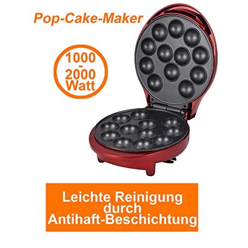 Cake-Pop-Maker Swiss Home Cake Pop Maker Set, 1200 Watt