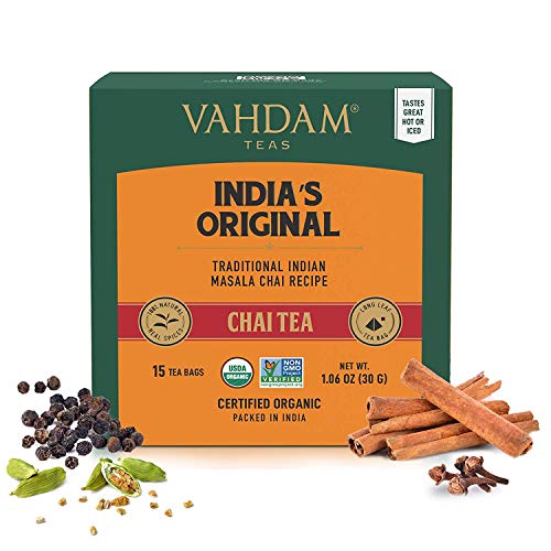 Die beste chai tee vahdam indiens original masala chai 15 tea bags Bestsleller kaufen