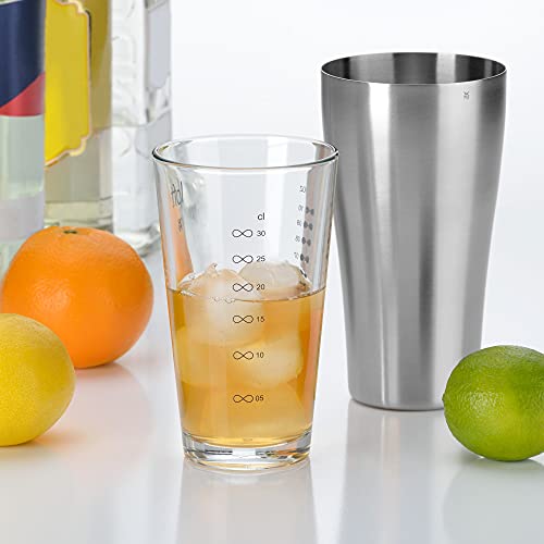 Cocktail-Shaker WMF Clever&More Cocktail Set 2-teilig, Edelstahl