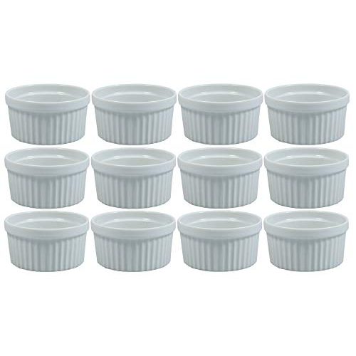 Crème-brûlée-Set Viva Haushaltswaren, 12 x weiße Auflaufform