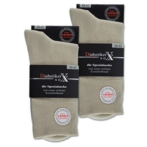Diabetikersocken sockenkauf24 6 Paar Socken mit Komfortbund