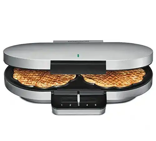 Doppel-Waffeleisen Rommelsbacher WA 1200, Herzwaffeln