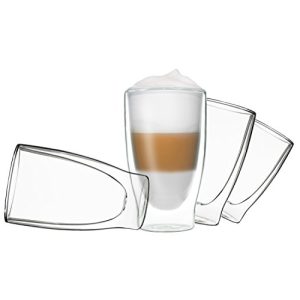 Doppelwandige Gläser DUOS 4X 400ml Latte Macchiato Gläser Set