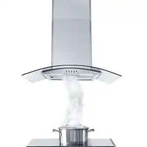 Dunstabzugshaube 60 cm TopStrong, Edelstahl & Glas, LED