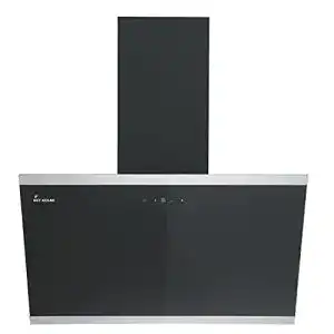 Dunstabzugshaube 80 cm KKT KOLBE, kopffreie, schwarzes Glas
