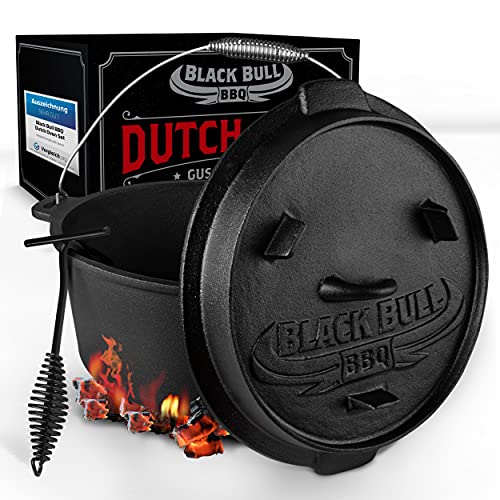 Die beste dutch oven black bull bbq das original set 7l fuessen deckel Bestsleller kaufen