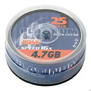 dvd-r-platinum-25er-spindel-16x-speed-rohlinge-100302