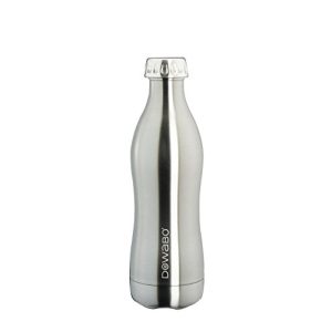 Edelstahl-Trinkflasche Dowabo Thermoskanne Schwarz, 750 ml