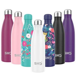 Edelstahl-Trinkflasche SHO Bottle, Vakuumisoliert, Doppelwandig