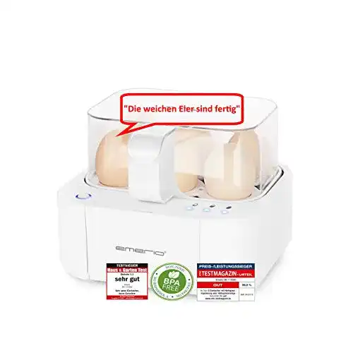 Eierkocher Emerio EB-115560, NEUHEIT, BPA frei, 400 Watt