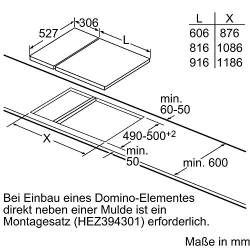 Einbau-Induktionskochfeld (2 Platten) Bosch Hausgeräte, 30 cm
