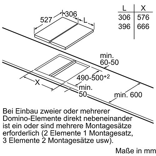 Einbau-Induktionskochfeld (2 Platten) Bosch Hausgeräte, 30 cm