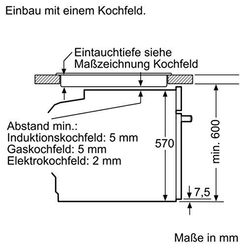 Einbauherd-Set Siemens PQ521KB00 iQ500, 59,4 cm, activeClean