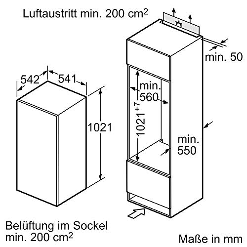 Einbaukühlschrank (102 cm) ohne Gefrierfach Neff K1536XFF0