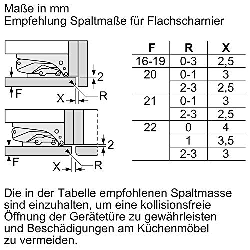 Einbaukühlschrank (140 cm) Bosch Hausgeräte KIR51AFF0 Serie 6