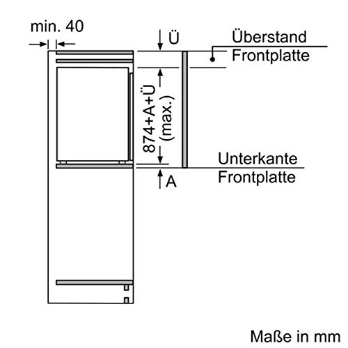 Einbaukühlschrank mit Gefrierfach Bosch Hausgeräte KIL22ADD0