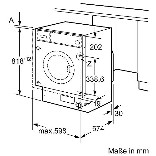Einbauwaschmaschine Bosch Hausgeräte WIW28442 Serie 8