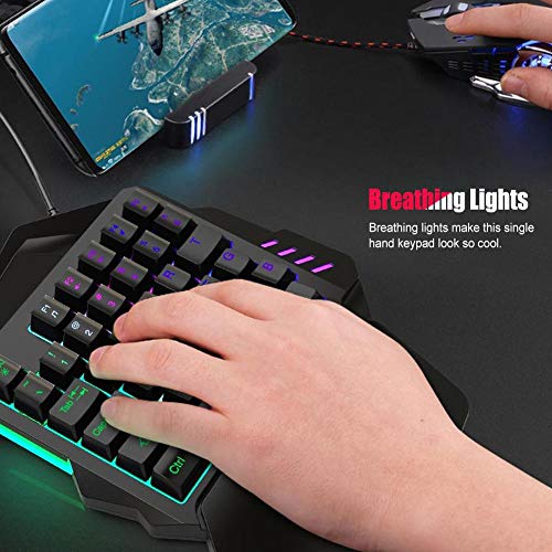 Einhand-Tastatur Diyeeni One Handed Gaming Keyboard