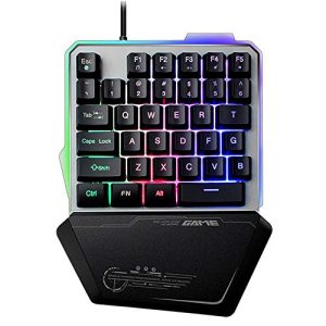 Einhand-Tastatur UrChoiceLtd G40 Einhand-USB-Gaming-Tastatur