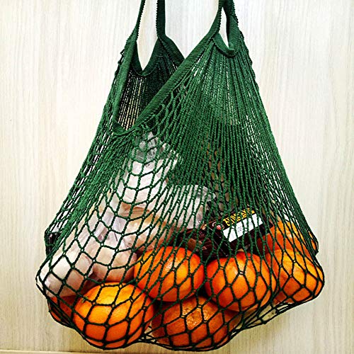 Einkaufsnetz Pveath 5 Stück Netz Einkaufstasche, Mesh Baumwolle