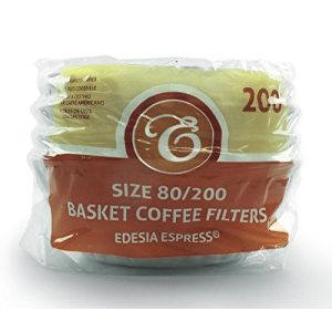 Einweg-Kaffeefilter Edesia Espress 200 Stück 80/200mm Korbfilter