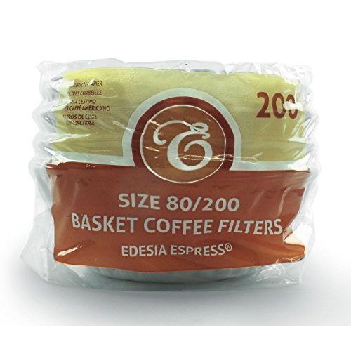 Die beste einweg kaffeefilter edesia espress 200 stueck 80 200mm korbfilter Bestsleller kaufen