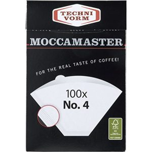 Einweg-Kaffeefilter Moccamaster 85022 4 White Paper Filters
